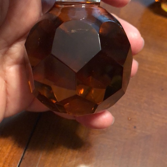 Retro Amber Diamond Art Champagne Glasses set of two - Picture 2 of 6